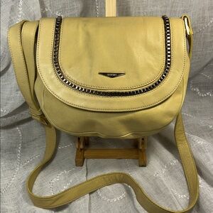 Giudi leather made in Italy with adjustable strap shoulder/ crossbody bag